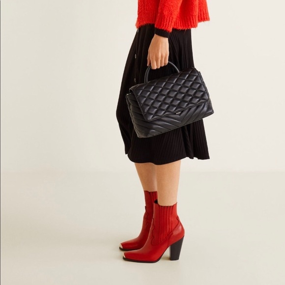 Mango Handbags - Mango chain quilted bag